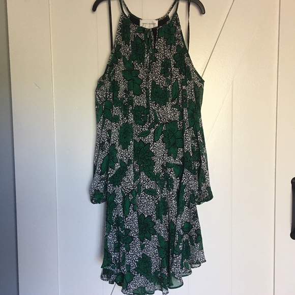 Donna Morgan Cold-Shoulder Floral Dress - Picture 2 of 9